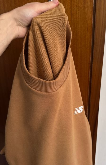 Camisola New Balance French Terry, Terracota, Como Nova!