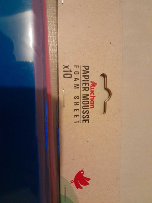 10 folhas papel EVA