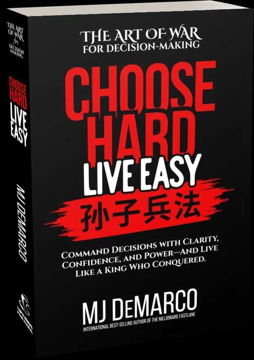 Choose Hard, Live Easy - nowa książka MJ DeMarco - premiera 31.03.2026