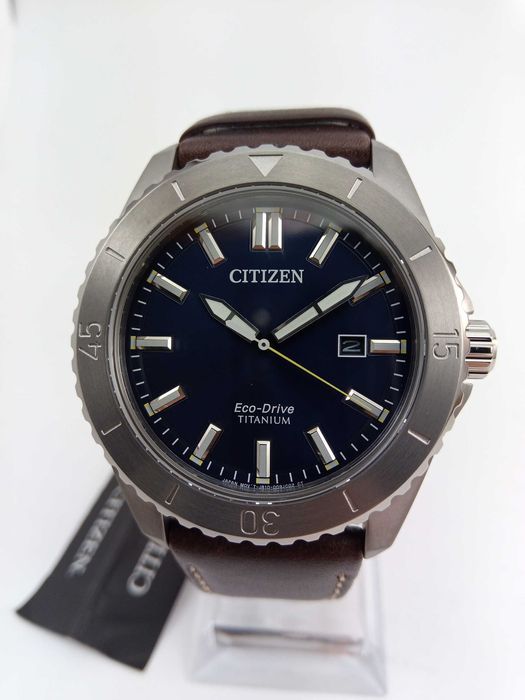 Титановые мужские часы Citizen Eco-Drive AW1840-09L, сапфировое стекло