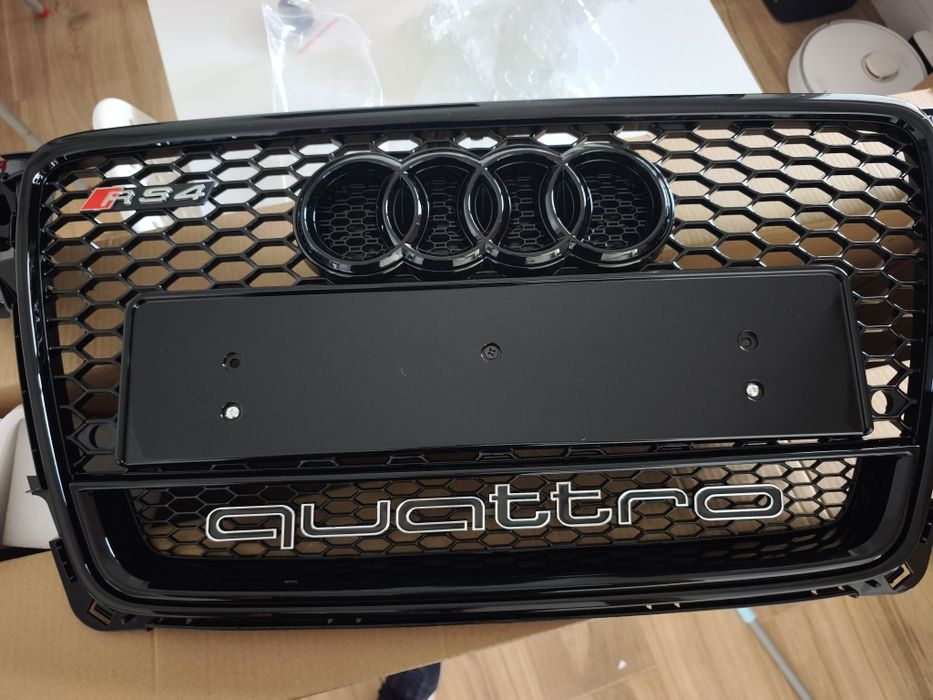 Grelha favo Audi A4 B8 2008 a 2011 estilo RS4 QUATTRO- nova