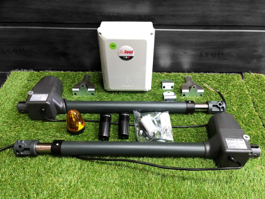 Бюджетная автоматика для распашных ворот, Привод распашных ворот