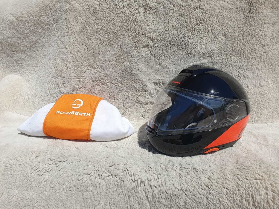 Schuberth C4 rozm S  szczękowy kask motocyklowy z blendą  + intercom Sc1