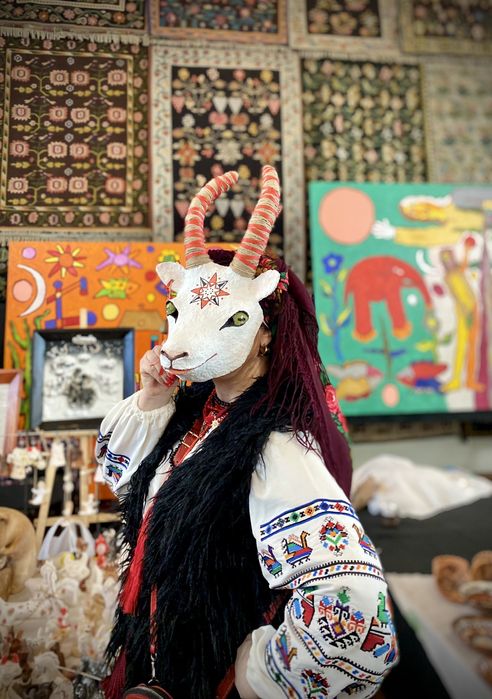 Маска кози маланка