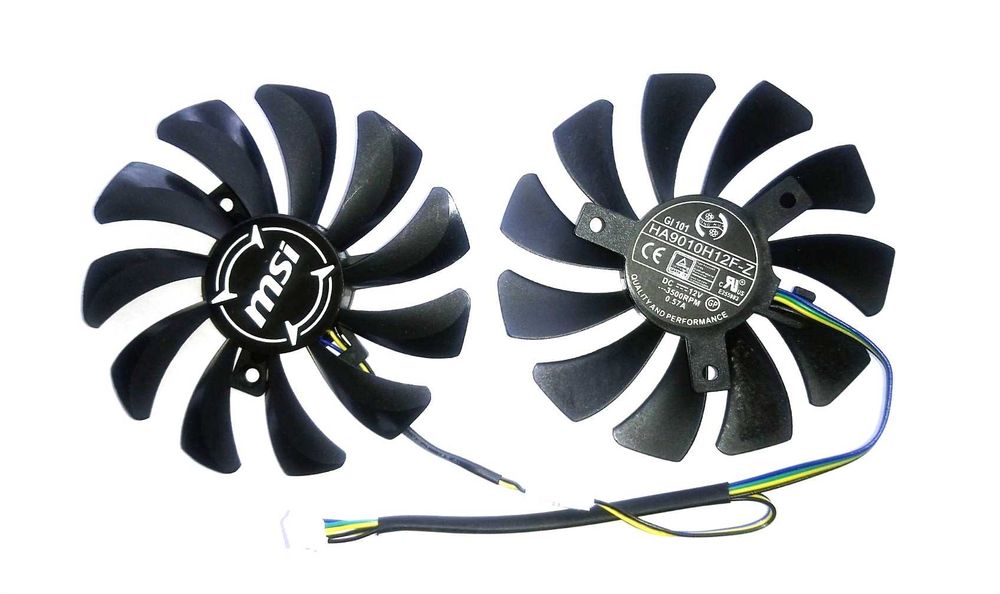 Кулери 85мм XFX MSI.. RX470/480/570/580 FDC10U12S9-C