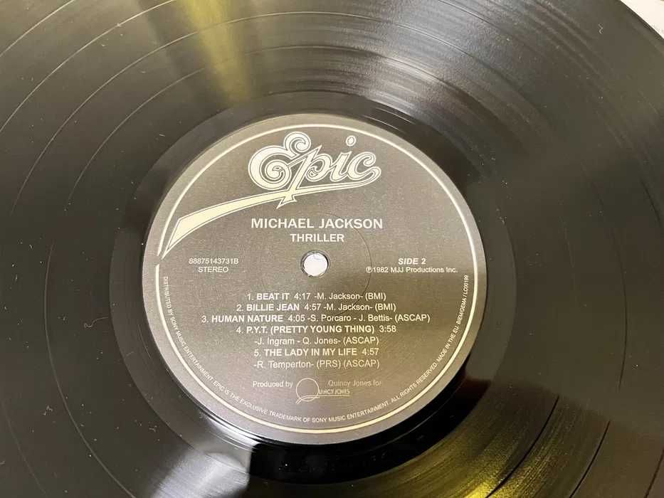 Michael Jackson winyl LP Thriller Epic Records