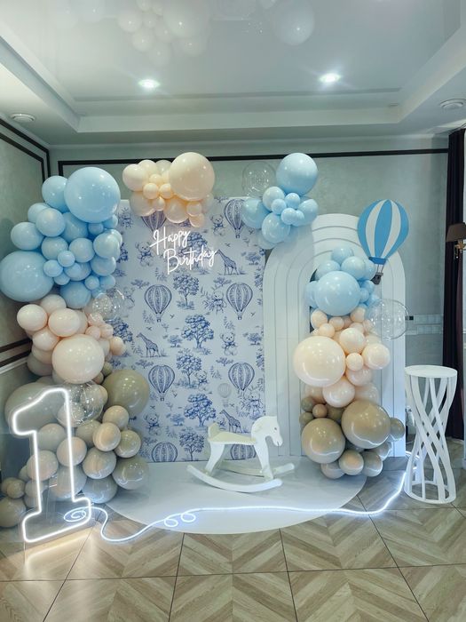 Фотозона , фотозона на годик, фотозона на рочо