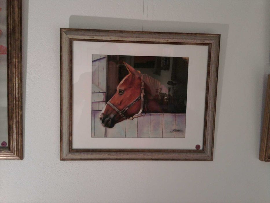 Quadros - aguarela, carvão, pastel e óleo - originais Jorge Silva