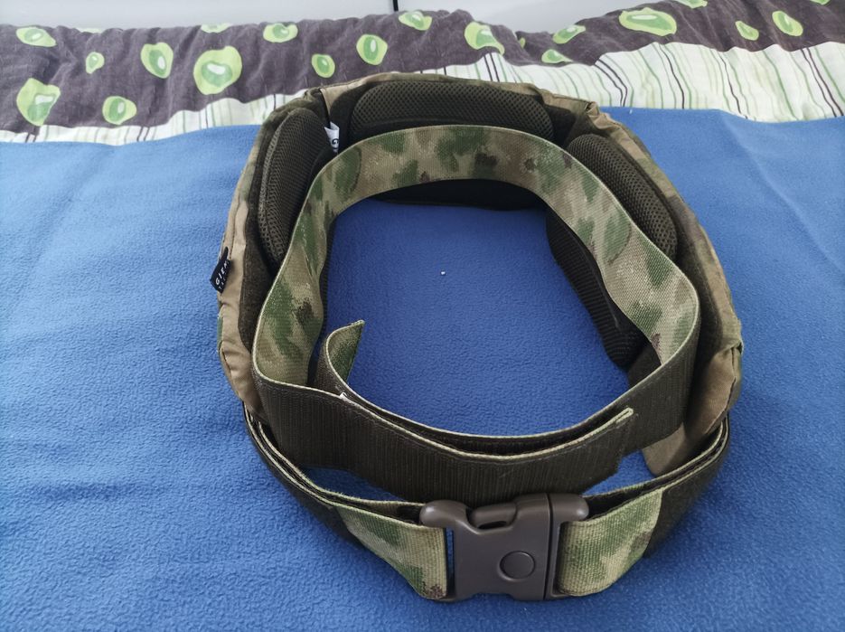 Rosyjski pas taktyczny Giena Tactics REX Modular Belt w kamuflażu A-Tacs FG
