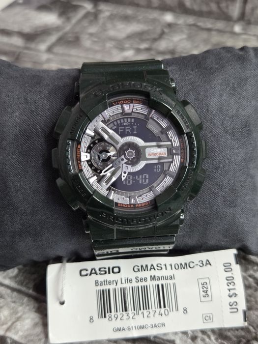 Годинники Casio G-SHOCK GMA-S110CM тактичні, трекінгові