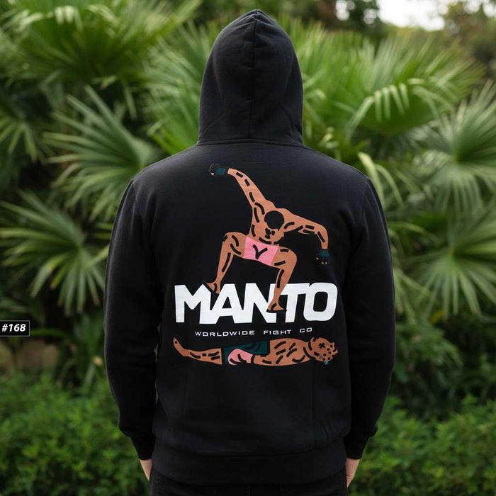 MANTO x Panku Худи Мужское - МАНТО Зіпка Чорна (ХС С М Л ХЛ)