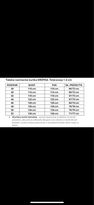 Kurtka damska z futerkiem zimowa ciepła czarna 50