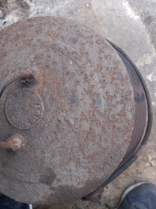 Panela antiga ferro fundido