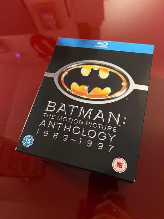 Batman Motion Picture Anthology 89-97 Blu-Ray Box Caixa 4 Discos