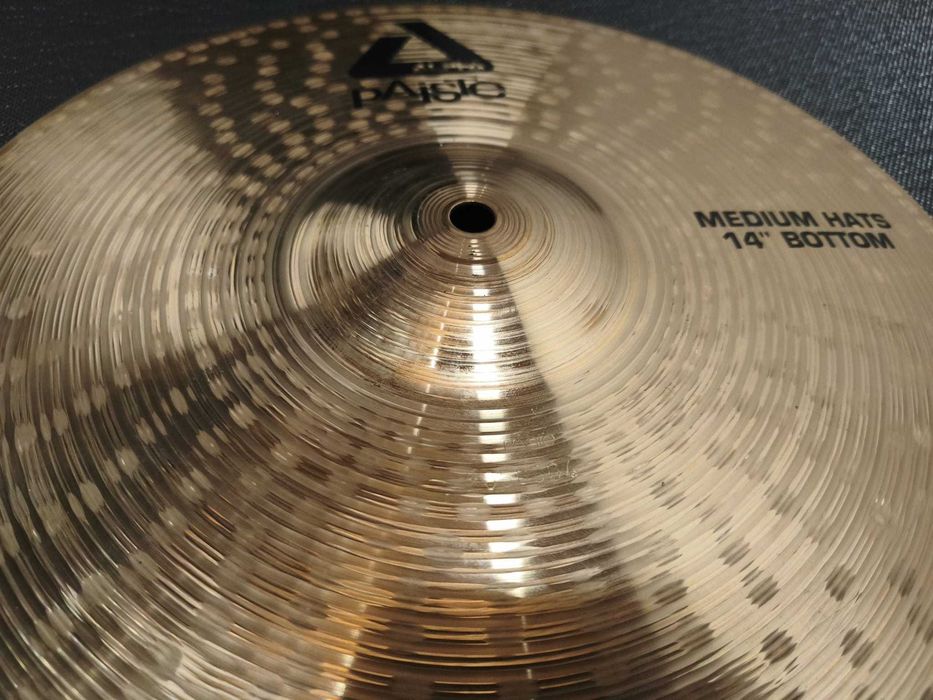 Paiste Alpha Hi-Hat 14" Medium - brąz jak Paiste 2002. Super stan.