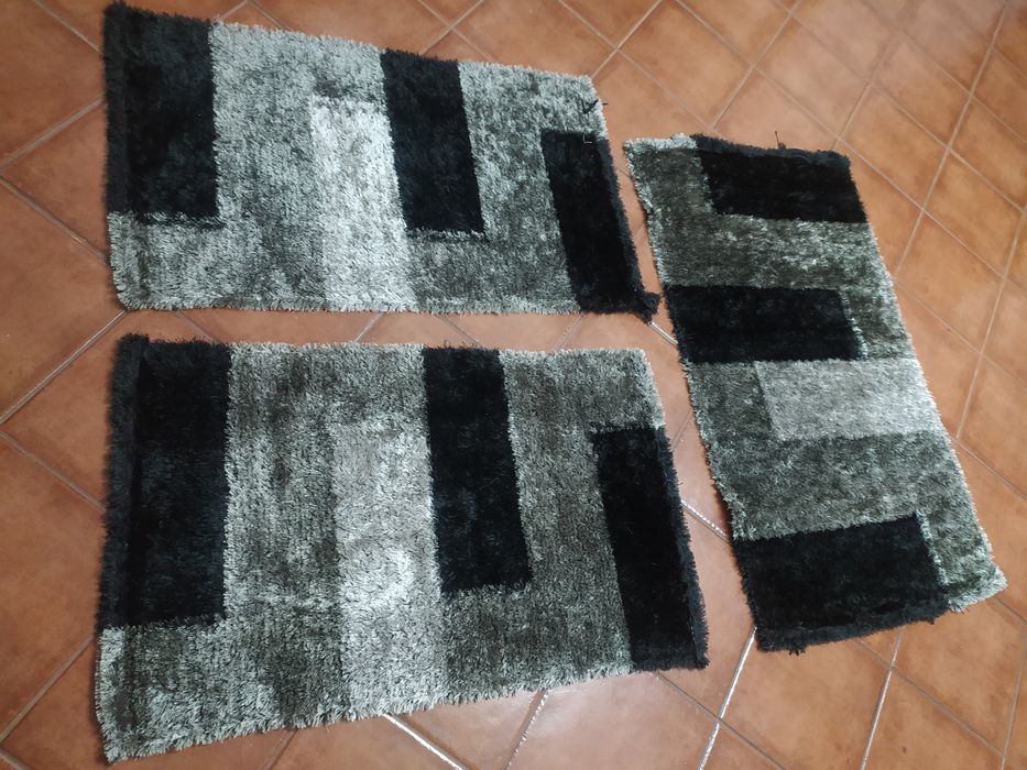 Conjunto de 3 tapetes de quarto