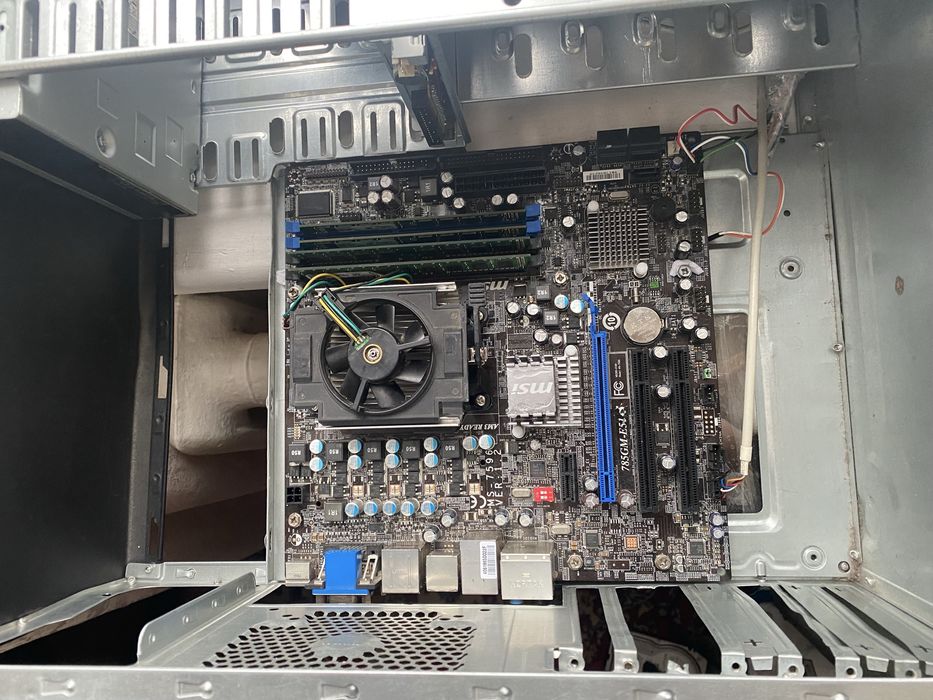 Компютер msi без бп ddr3 2 ядра проц