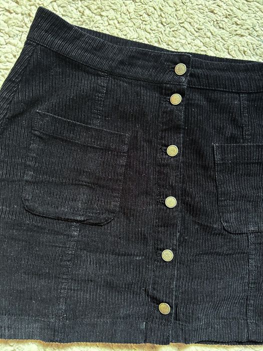 Spódniczka damska sztruks krótka mini L