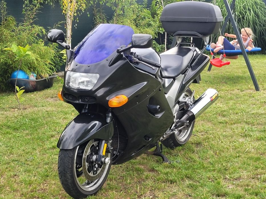Zadbany Sprawny Motocykl Kawasaki ZZR 1100 1996r 98KM Kufer Grzane Manetki Zarejestrowany OPŁATY NA ROK zamienię zamiana na auto