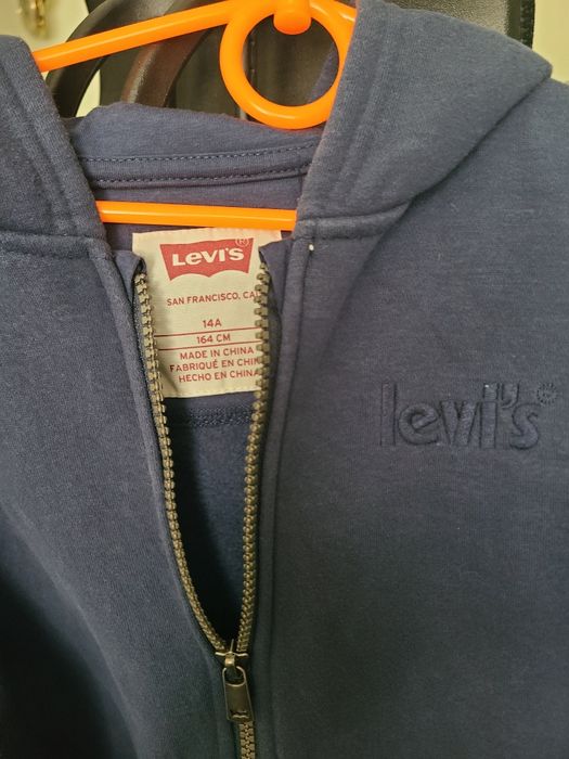 Синя толстовка на блискавці Levi's