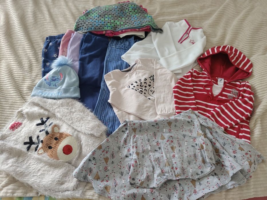 Zestaw dla dziewczynki rozmiar 122