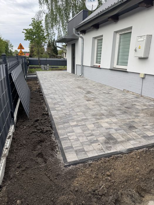 Usługi brukarskie, układanie kostki brukowej