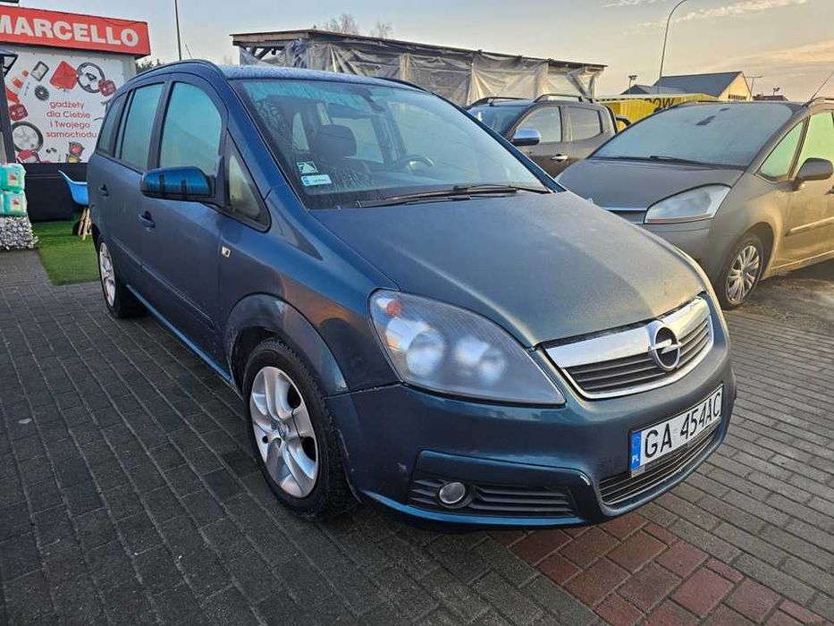 Opel Zafira 7osobowy/1.8benzyna gaz/PT do lipca/2007r/140KM/manual
