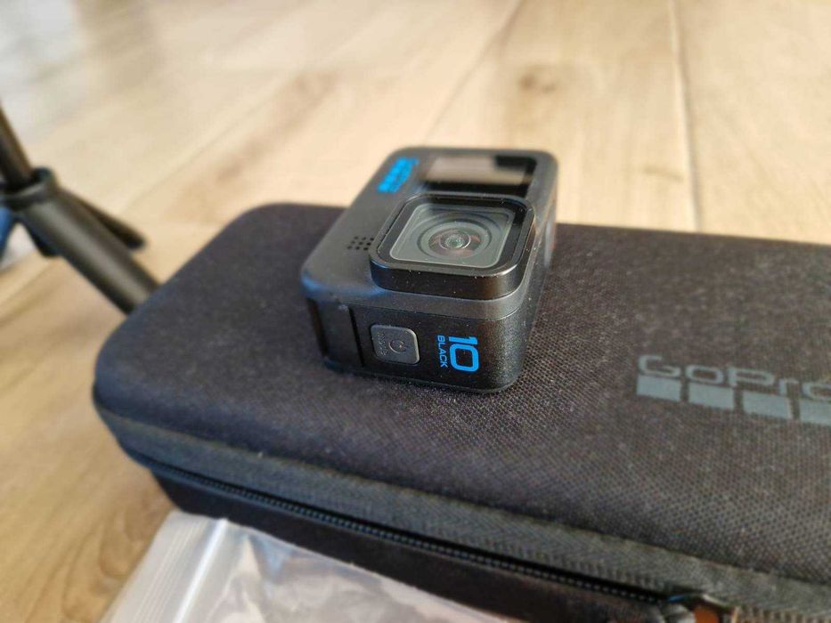 GoPro 10 Black 4K, 5.3K - Giga Zestaw - 128GB Lexar