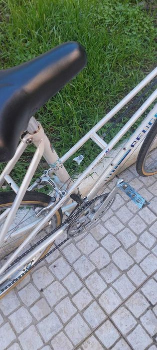 Bicicleta Peugeot  vintage mixte branco perola roda 28 
Tamanho 50