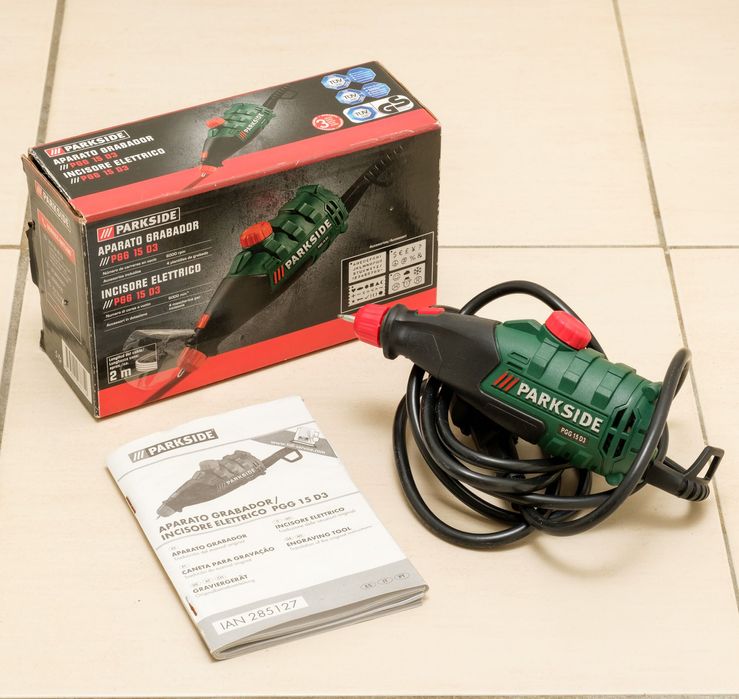 Máquina de gravar Parkside PGG 15 D3