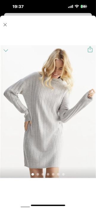 шикарное платье C&A ,100% кашемир!