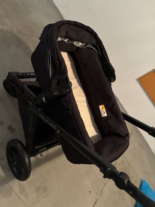Trío Jane Carrinho de passeio Muum cinzento completo + suporte banheira, até 9 meses