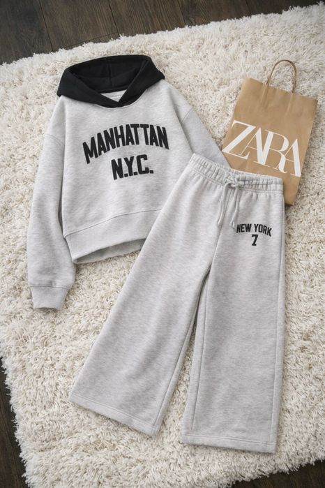 Костюм сірий Zara оригінал 156см