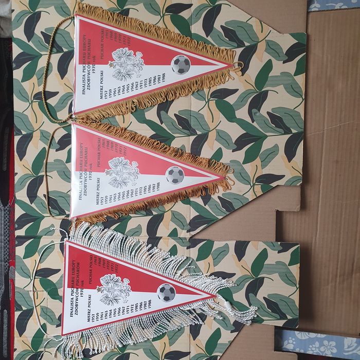 Zestaw proporczyków Górnik Zabrze PRL(OK)