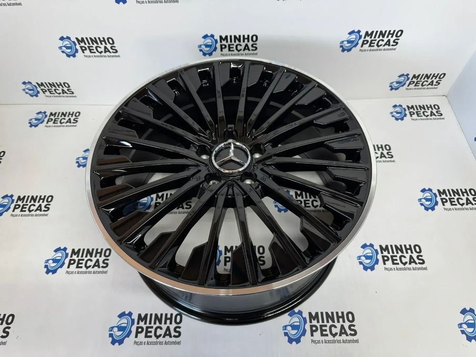 Jantes Look Mercedes New Turbine em 19 Preto Brilho