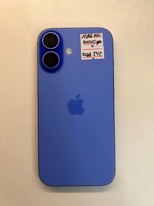iPhone 16 128гб 93% з тріщинами на екрані