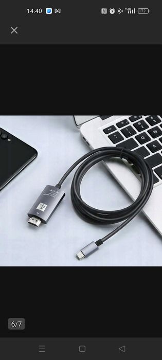 Kabel przewód adapter  przejsciowka USB-C 3.1 TYP C DO HDMI 4K MHL 200