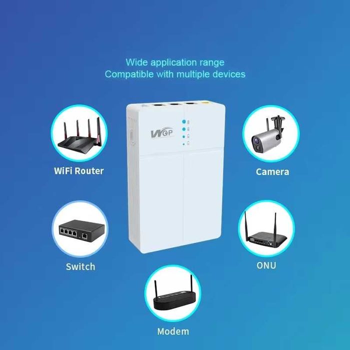 WGP OPTIMA 302 – ДБЖ (UPS) 13500mAh для роутера, IP-камер, та інш.