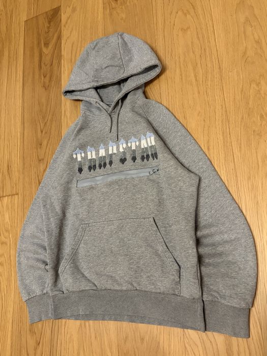 Trapstar men's grey hoodie