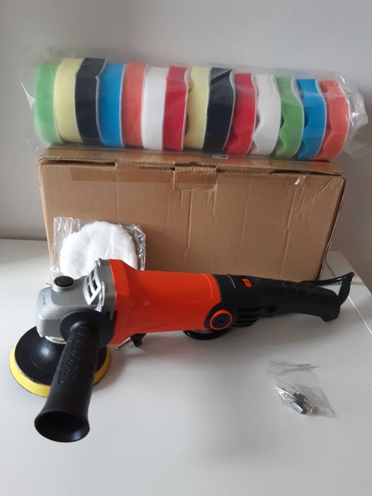 Polidora Carro 1200W com 6 Velocidades | 8000rpm | 14 Esponjas | NOVA