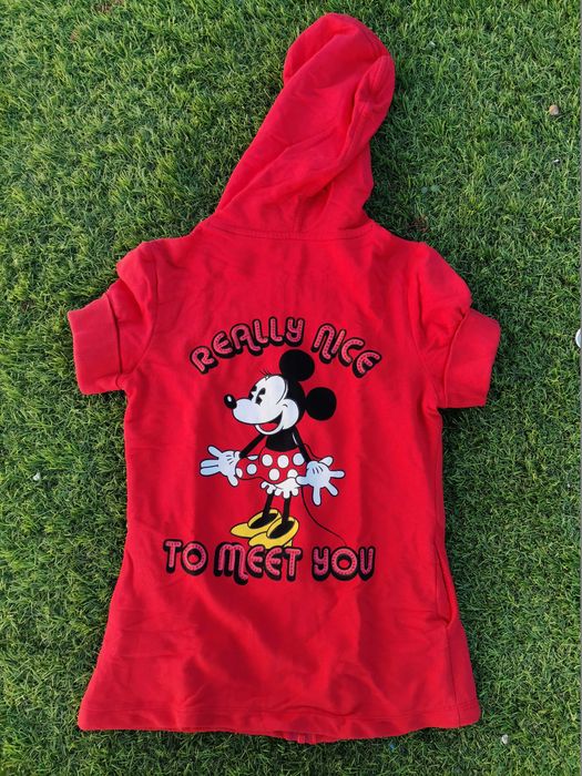 Casaco T-Shirt Colete vermelho S  Minnie Disney
