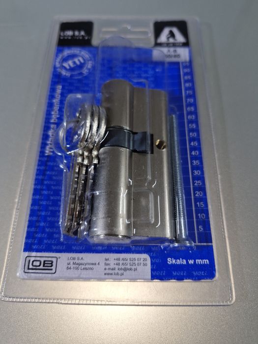 YETI LOB S.A. Wkładka Bębenkowa Nikiel A-B 30/40