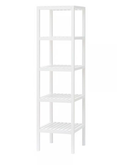 Estante branca wc ikea