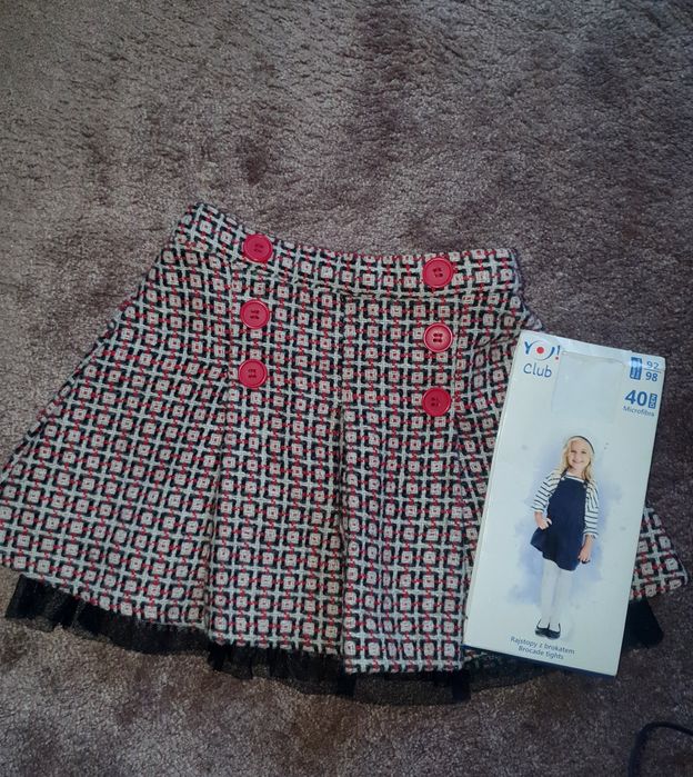 Plisowana spódniczka 2-3 lata