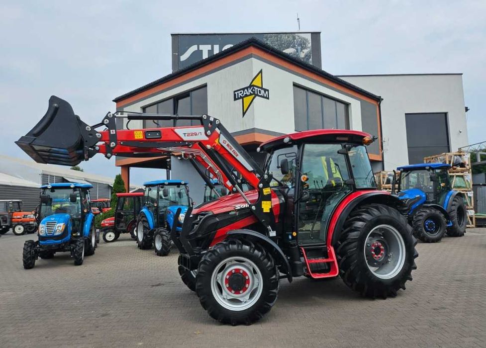 Ciągnik Rolniczy SOLIS S75 (75 KM) z ładowaczem czołowym i łyżką