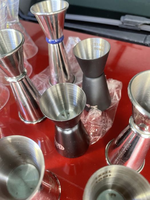 Jiggers, medidores ou doseadores de Bar
