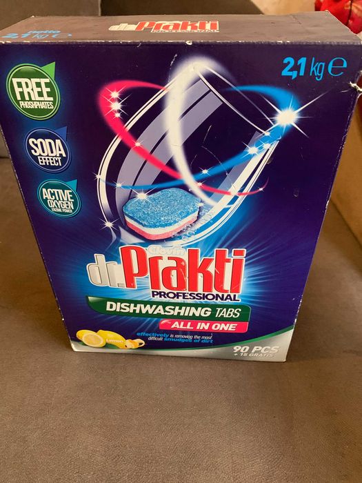 Капсулы для посудомойки dr. Prakti Professional 91 шт ( 1,9кг)