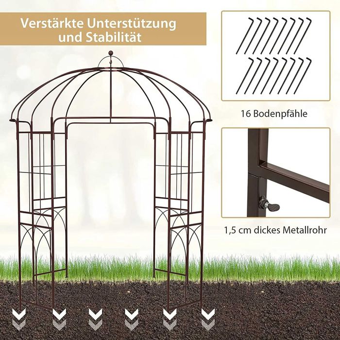 Łuk różany, metalowy łuk kratowy łuk kratowy łuk ogrodowy