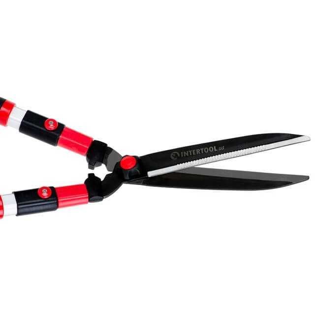 Ножиці садові з телескопічними ручками. INTERTOOL FT-1117.