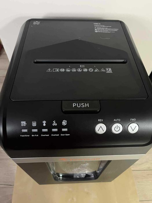 Bonsaii Niszczarka do dokumentów 200 arkuszy na raz 31L